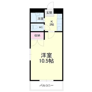 コンフォートハイツ清崎【2階】の間取り