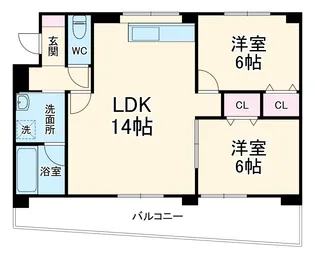 サンシャイン本郷B棟【1階】の間取り