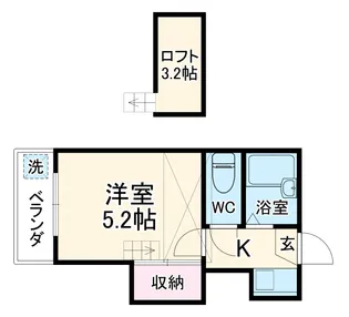 モアシャトー【1階】の間取り