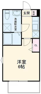 ベルメント平賀【1階】の間取り