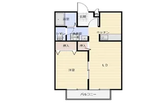 サンプラザC【1階】の間取り