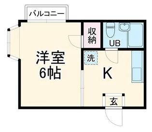 TRAD新柏【1階】の間取り