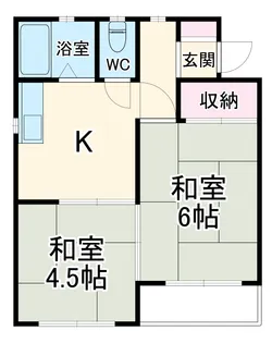 グリーンハウス【1階】の間取り