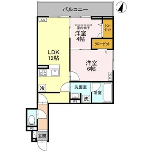 DーSERENO緑町【203号室】の間取り