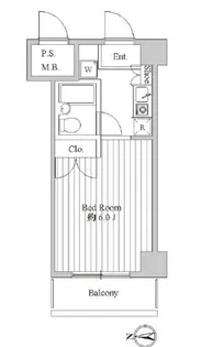スペーシア池上【4階】の間取り