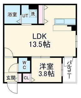 NAGOYA the BASE【3階】の間取り
