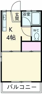 ワンダーヒル豊四季【2階】の間取り