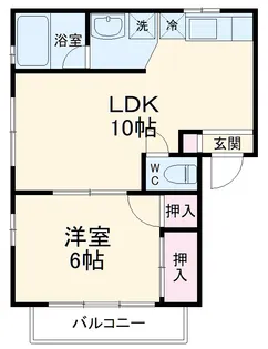 クイーンズ3【2階】の間取り