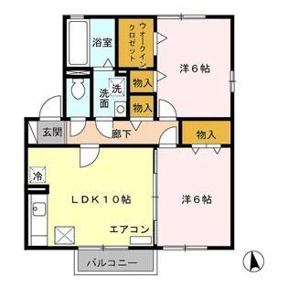 グランドソレイユ A【1階】の間取り