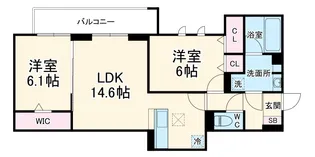 マルシェル館浦和美園【1階】の間取り