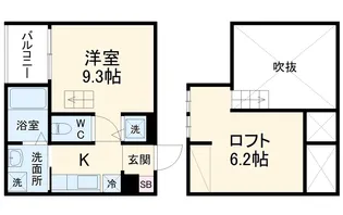 Loup de Mer 堀田【1階】の間取り
