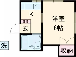コーポ宮崎【2階】の間取り