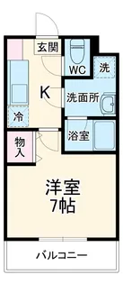 ビックディッパー藤沢【205号室】の間取り