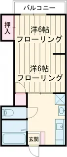 ハイツ江添【A2号室】の間取り