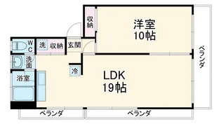 三幸ビル【201号室】の間取り