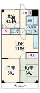 メゾントミタ【2階】の間取り
