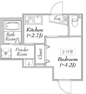 エリタージュ【3階】の間取り