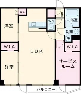 アジールコート練馬中村橋【1階】の間取り