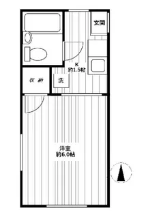 高橋荘【2階】の間取り