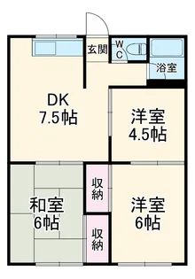 志田ハイツ【2階】の間取り