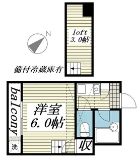 ジュネパレス塚本【2階】の間取り