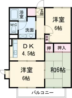 クレールハイツ【2階】の間取り