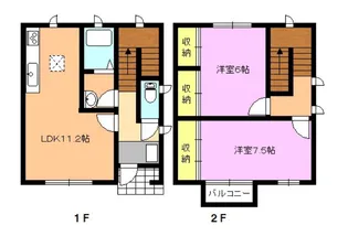 ブランエール A【1階】の間取り