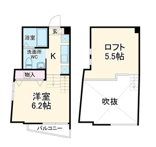 KS新船橋【1階】の間取り