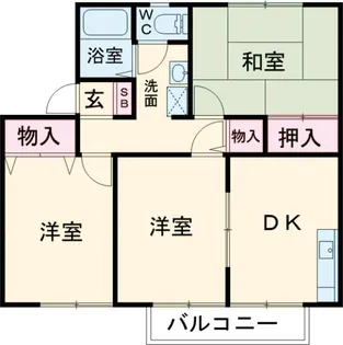 メロウウイング A【2階】の間取り