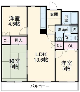 アーバンドエル西春駅前【1007号室】の間取り