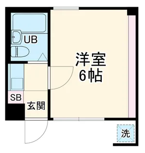 サンパルク山手【401号室】の間取り