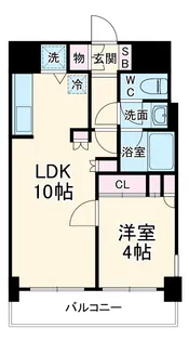 ジェイパーク元住吉【3階】の間取り