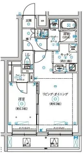 セジョリ中野富士見町【4階】の間取り