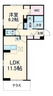 ヴィラH&H【1階】の間取り