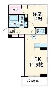 ヴィラH&H【3階】の間取り