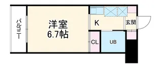 サニークレスト武蔵中原【4階】の間取り