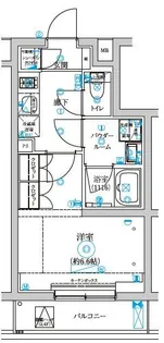 セジョリ中野富士見町【4階】の間取り