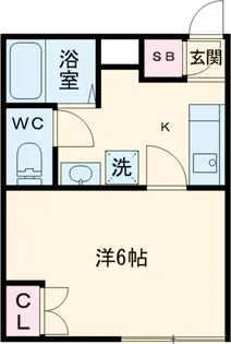 新宿早稲田鶴巻町IMAハウス【103号室】の間取り