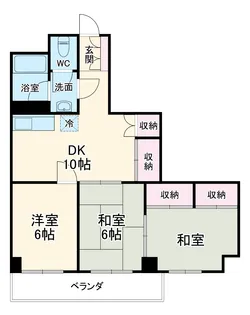 NTビル白壁【9階】の間取り