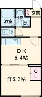 早稲田鶴巻町IMAハウス【1階】の間取り