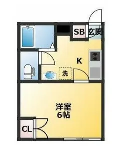 早稲田鶴巻町IMAハウス【1階】の間取り