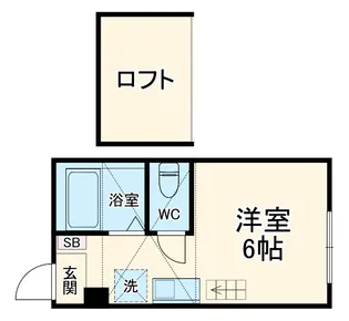 ヒルズ三ツ沢下町B棟【1階】の間取り