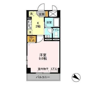 ラティニア【2階】の間取り