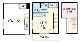 リヴェール【105号室】の間取り