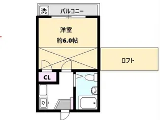 ラ フェーヴ壱番館【2階】の間取り