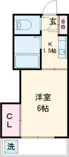 柏倉コーポ【1階】の間取り