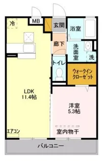 ガーデンヒルズ【1階】の間取り