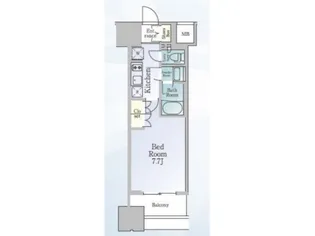ルフォンブランシェ品川南大井【12階】の間取り