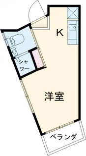 ポルシェ三鷹【1階】の間取り