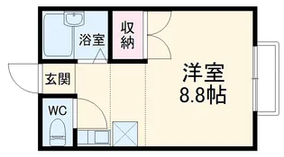シャルマン青葉【103号室】の間取り